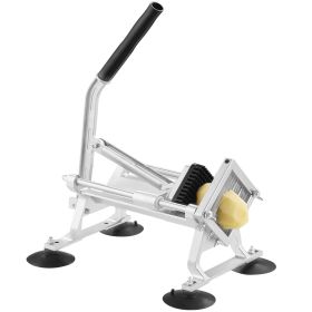 VEVOR Commercial Vegetable Slicer, 1/4 inch Fruit Slicer, Stainless Steel and Aluminum Alloy Vegetable Cutter Slicer Machine