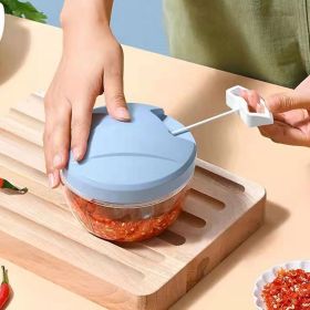 1pc Manual Garlic Masher; Mashed Garlic; Mini Auxiliary Food Cooking Mincer; Garlic Press; Minced Garlic; Pulled Garlic; Ginger; Chilli (Size Med (Material: ABS+PC+Stainless)